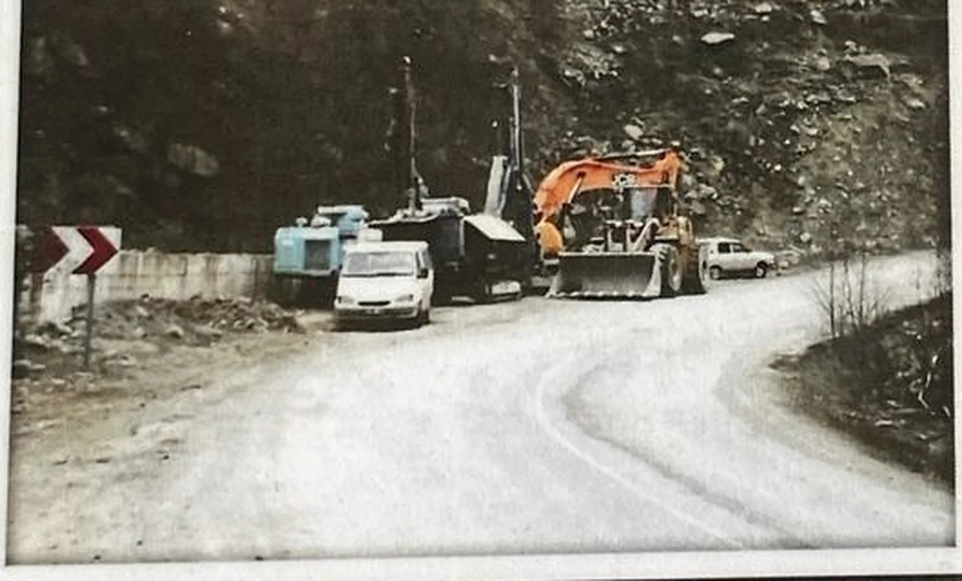 Delme ve patlatma saha çalışması